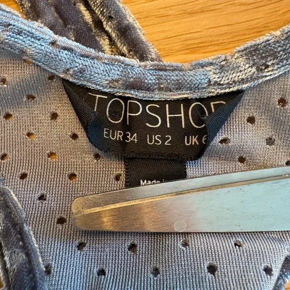 Grey/silver Razorback Bodysuit - Picture 6 of 6